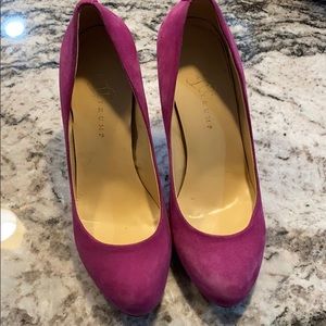 Pink suede heels Ivanka Trump